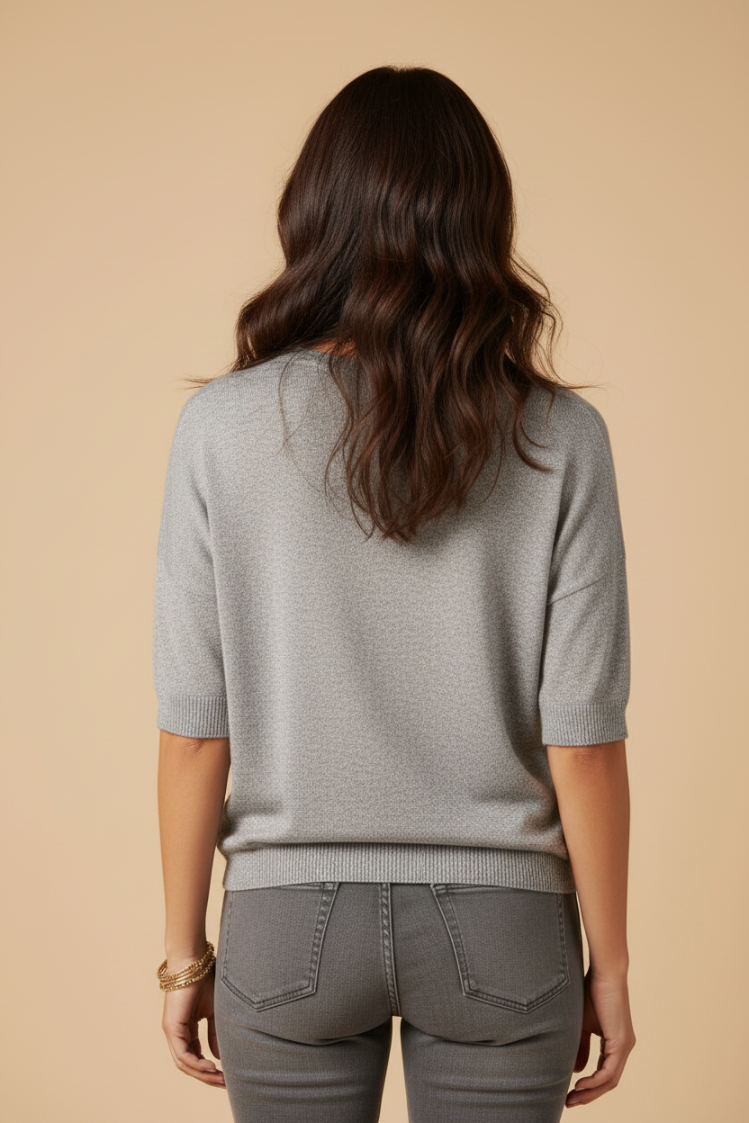 Sweater Rune light grey | light grey