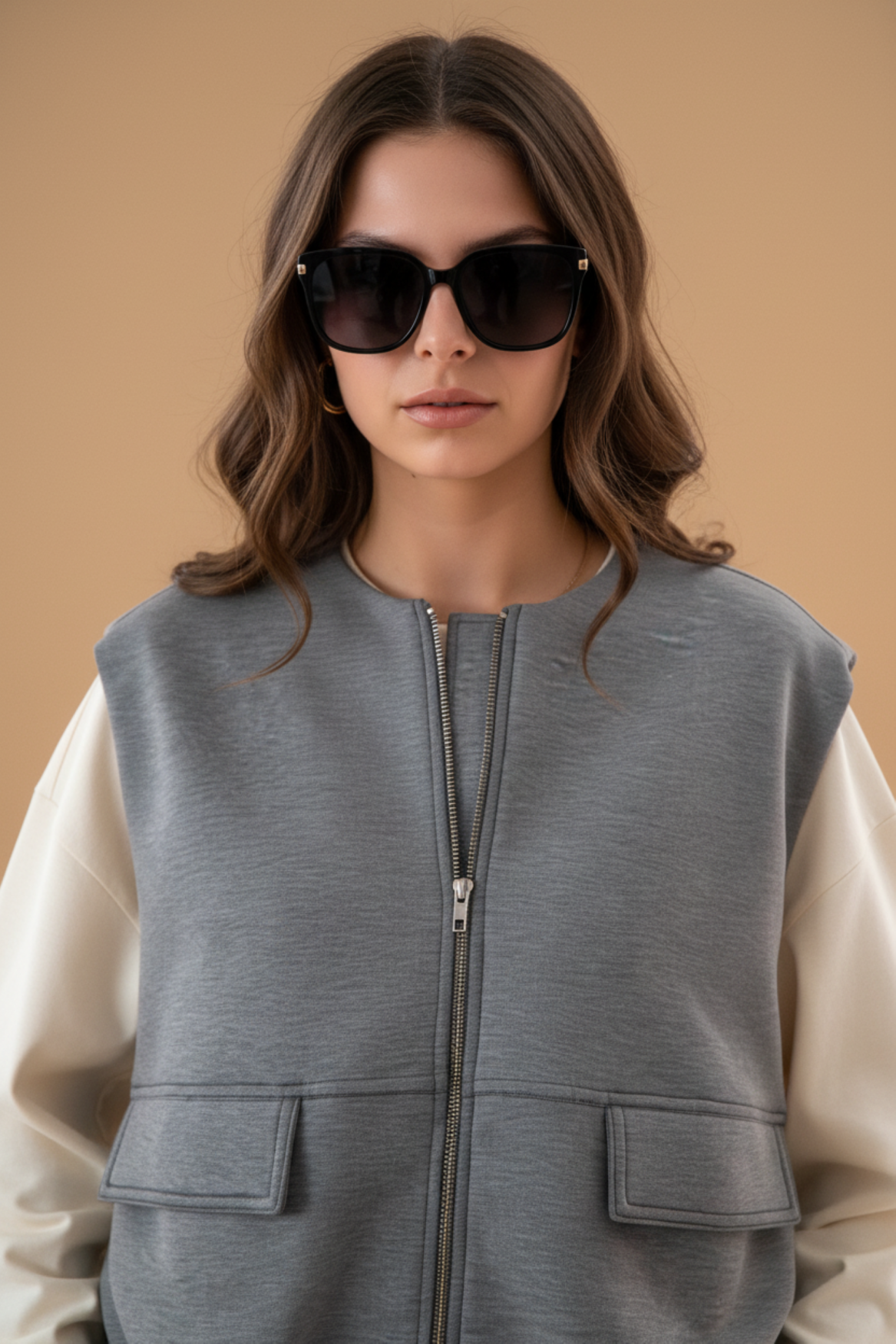 Jacket Jade grey | stone grey