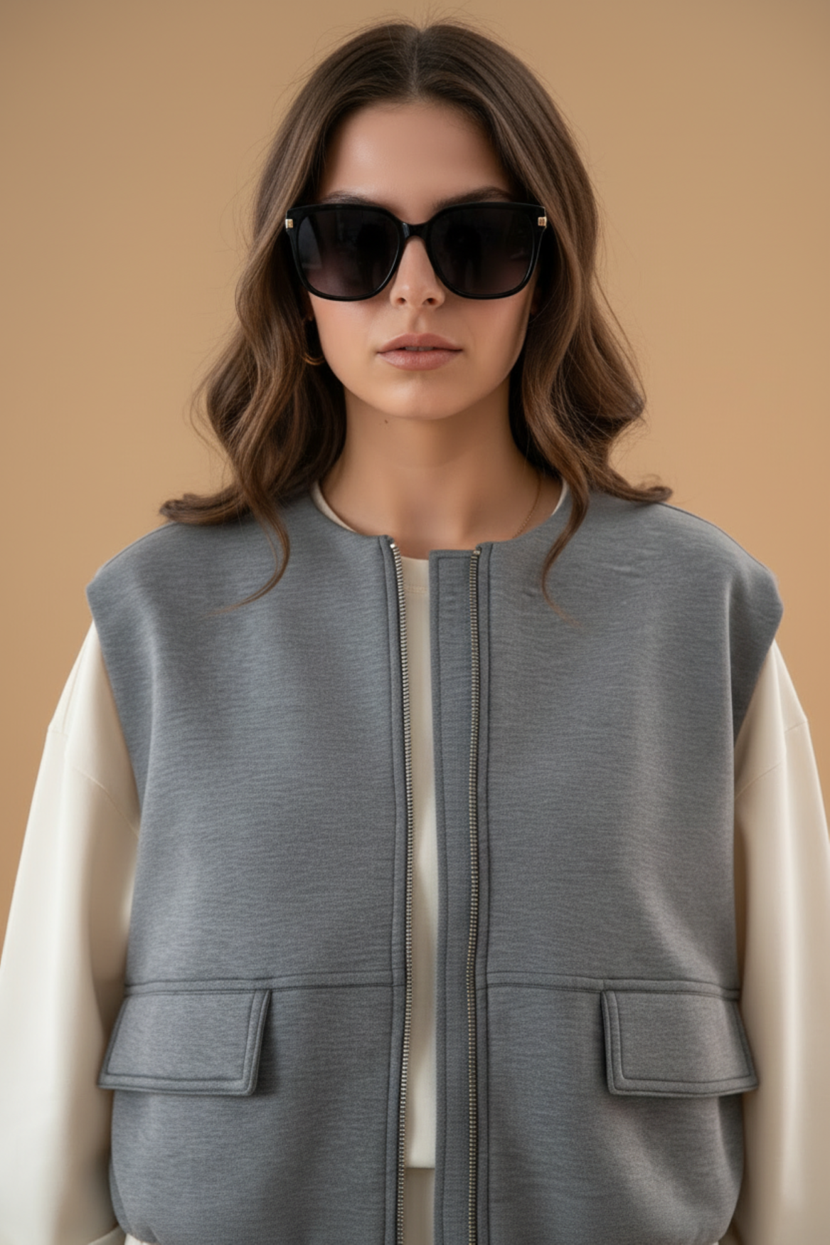 Jacket Jade grey | stone grey