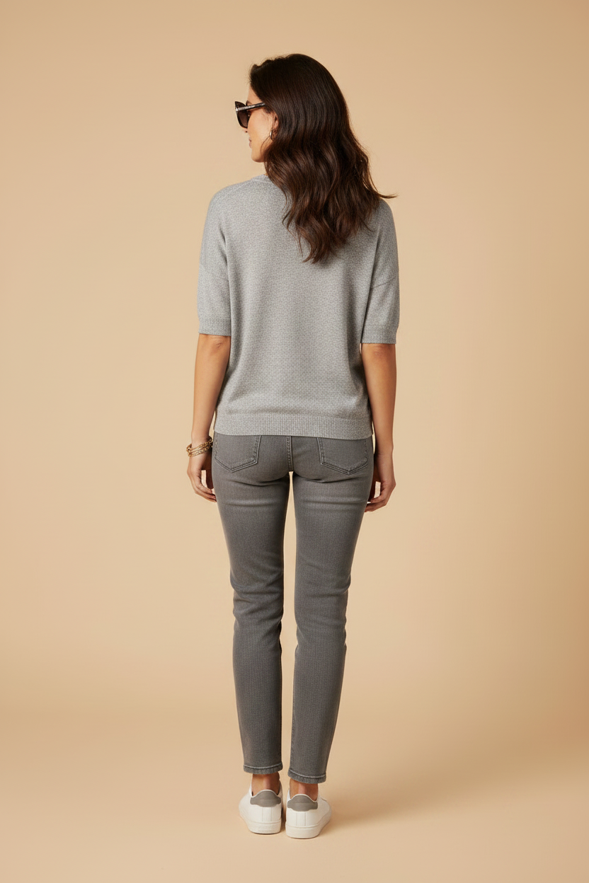 Sweater Rune light grey | light grey