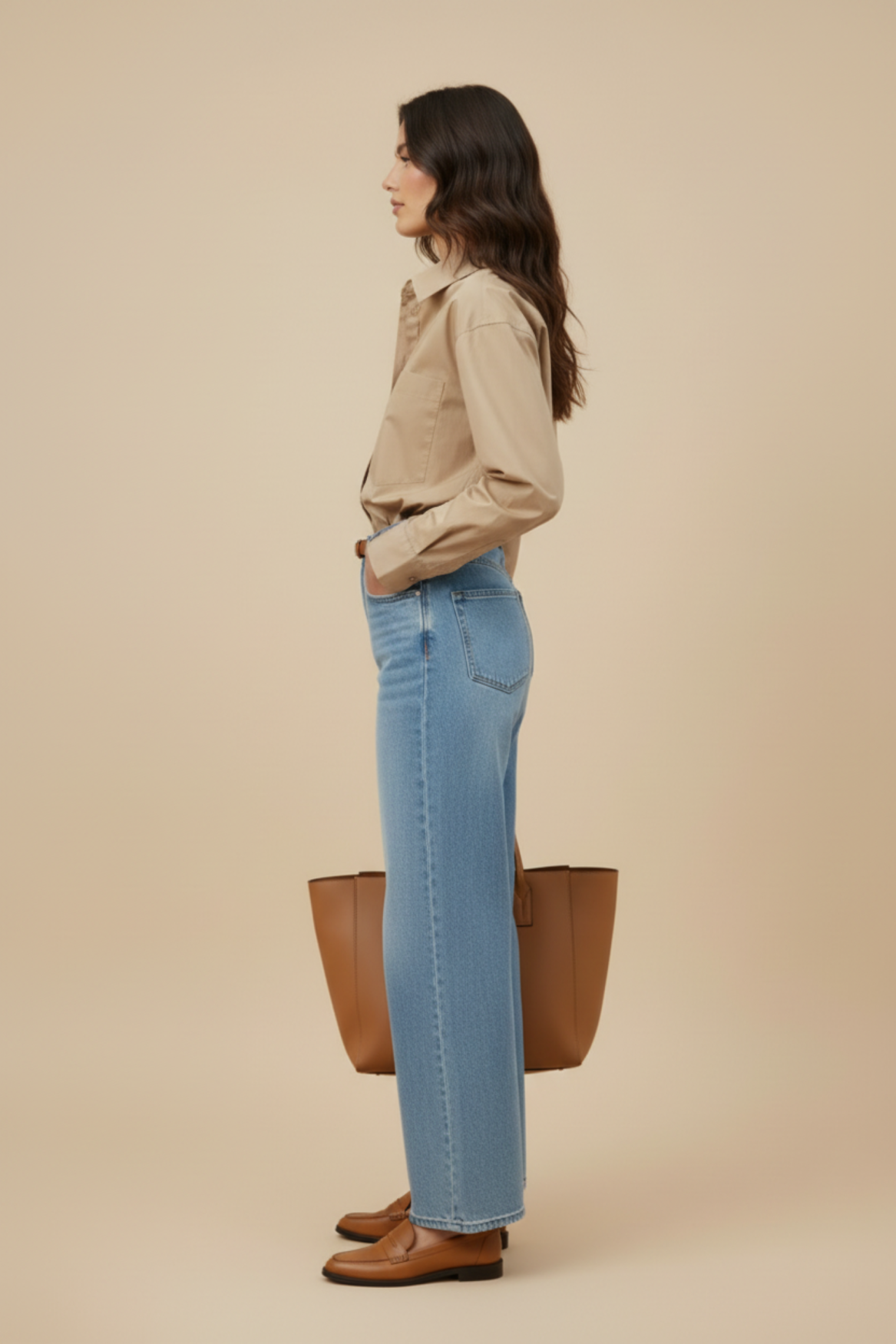 Shirt Luna latte | Latte
