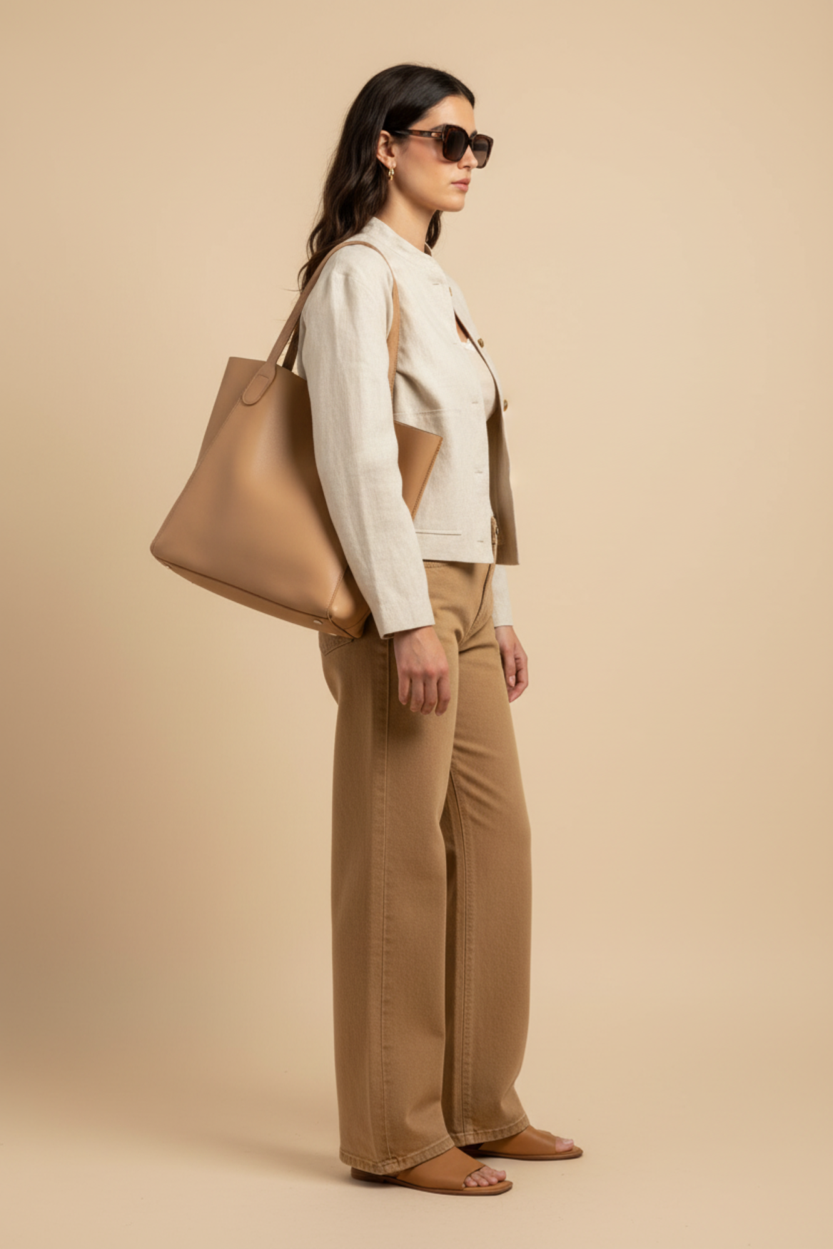 Jacket Sienna naturel linen | sand
