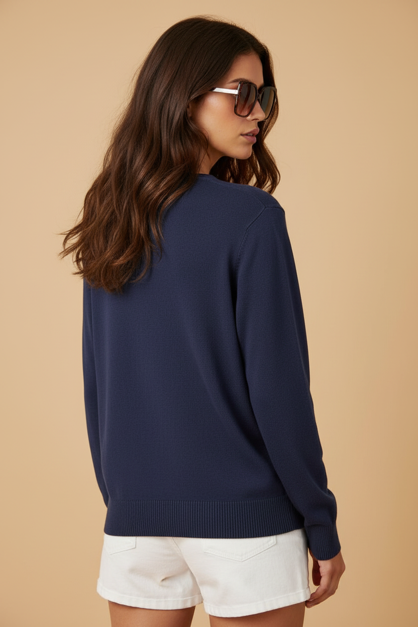 Sweater V- neck Ginny navy | blue