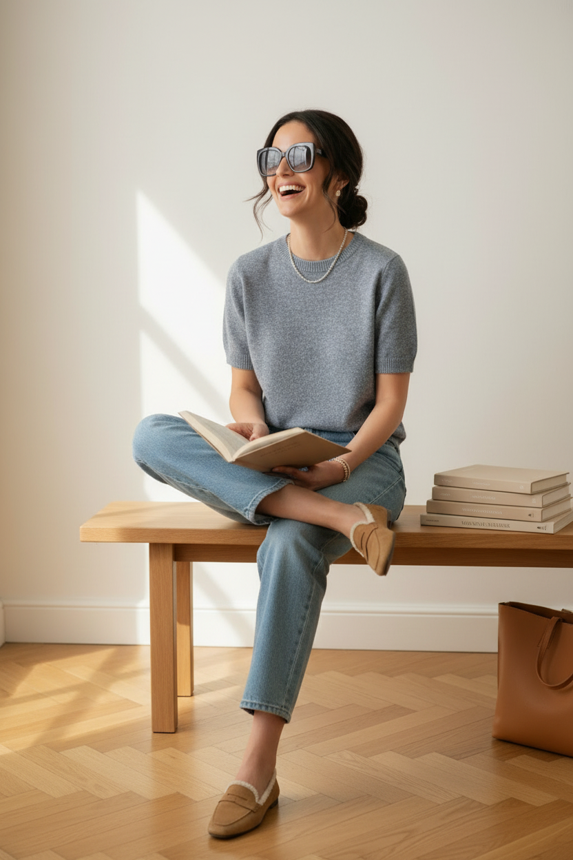 Sweater Nina light grey | grey