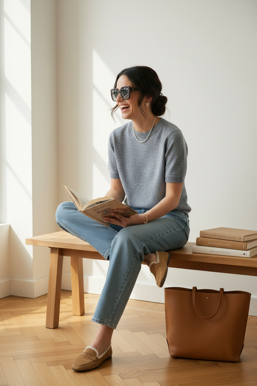 Sweater Nina light grey | grey