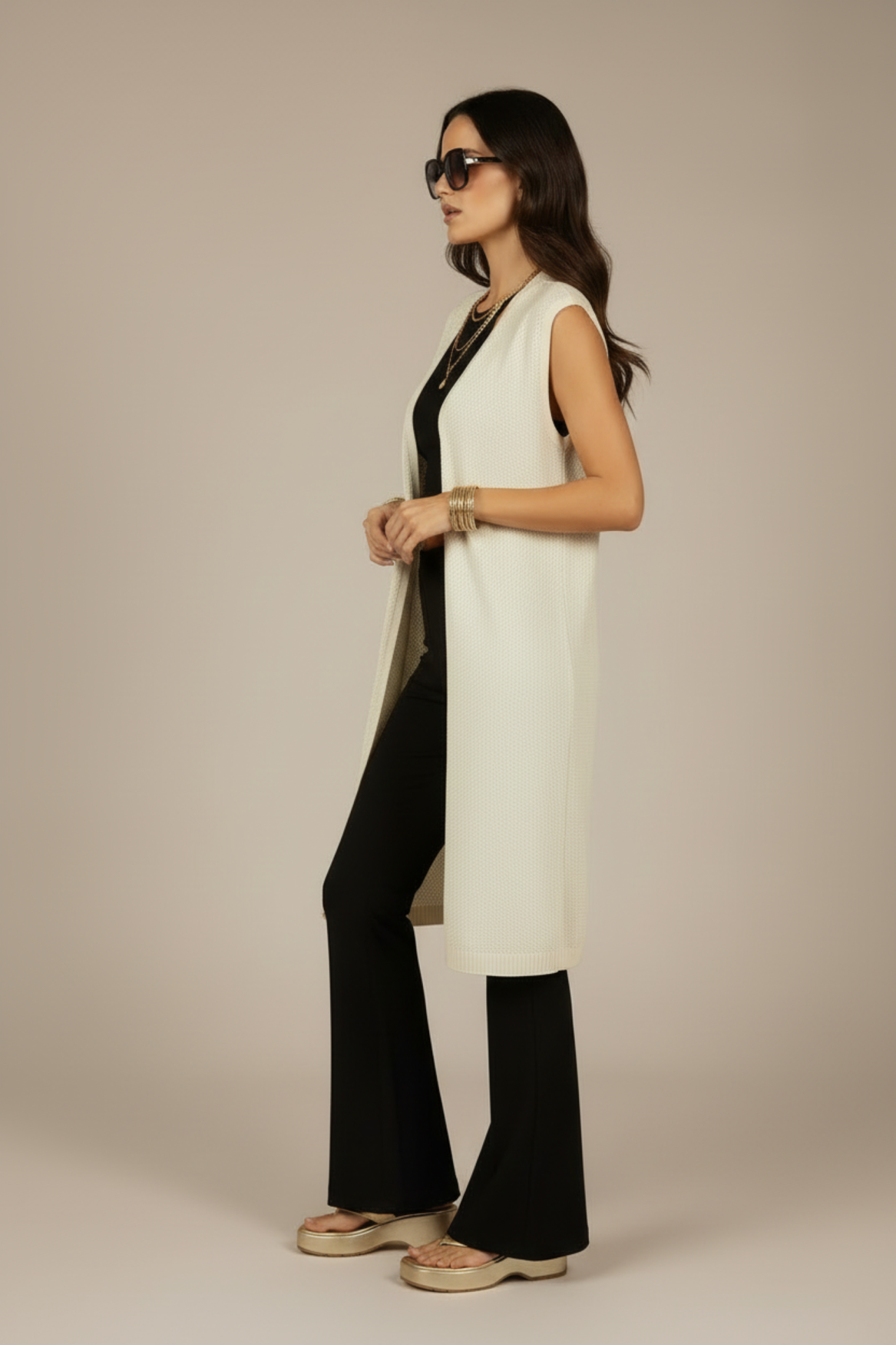Gilet Emma creme | creme