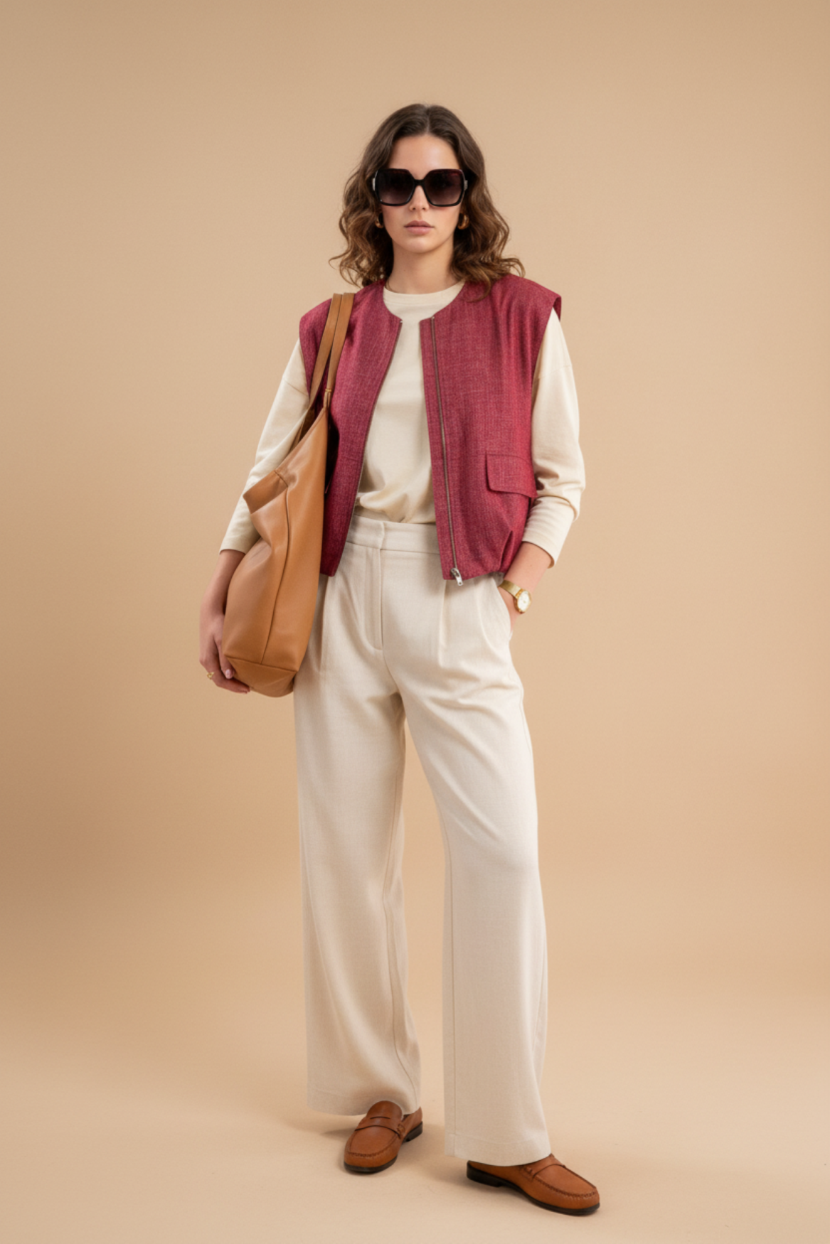 Jacket Jade dark red | dark red