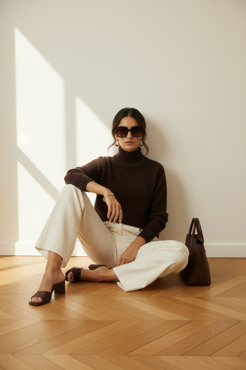 Sweater Gabriella chocolate | chocolate
