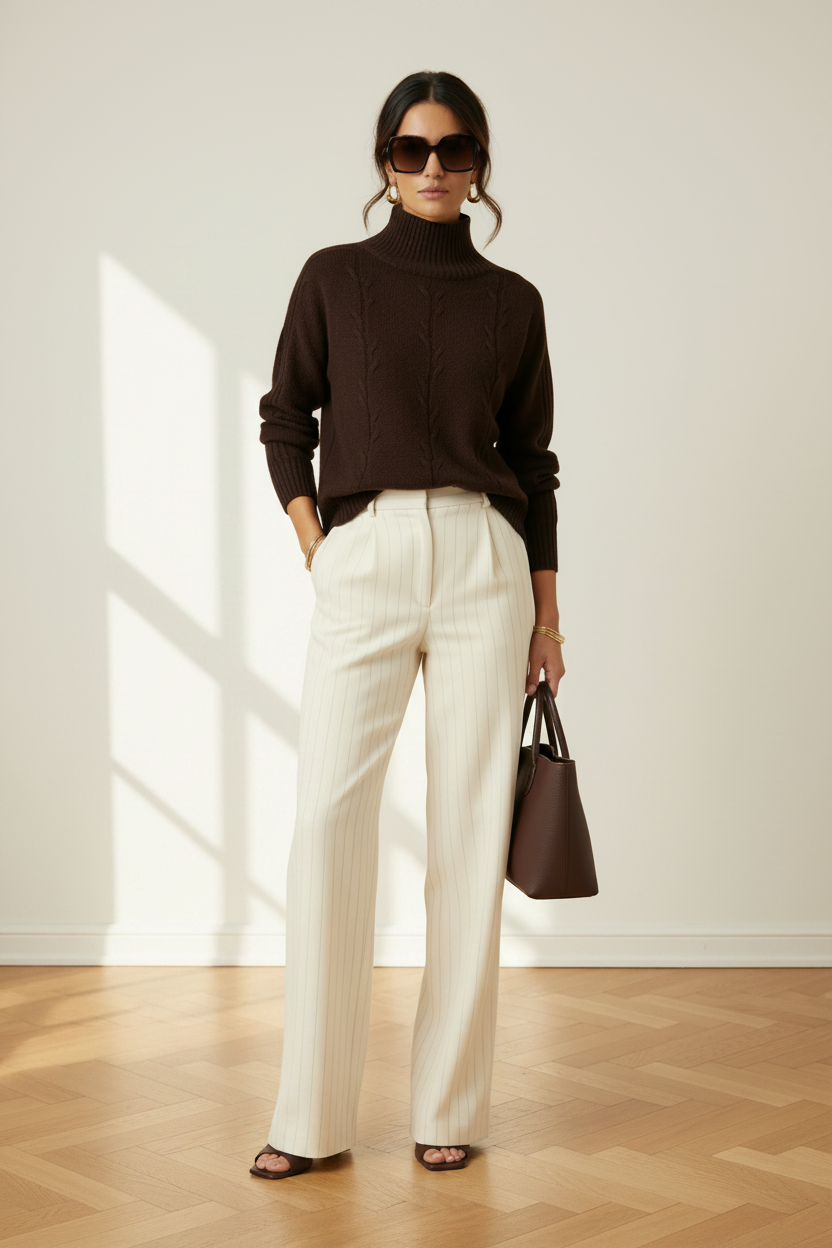 Sweater Gabriella chocolate | chocolate