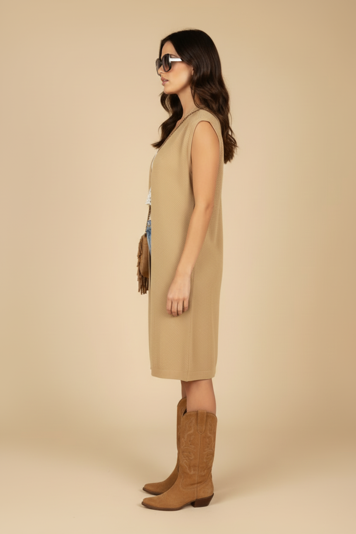 Gilet Emma latte | Latte