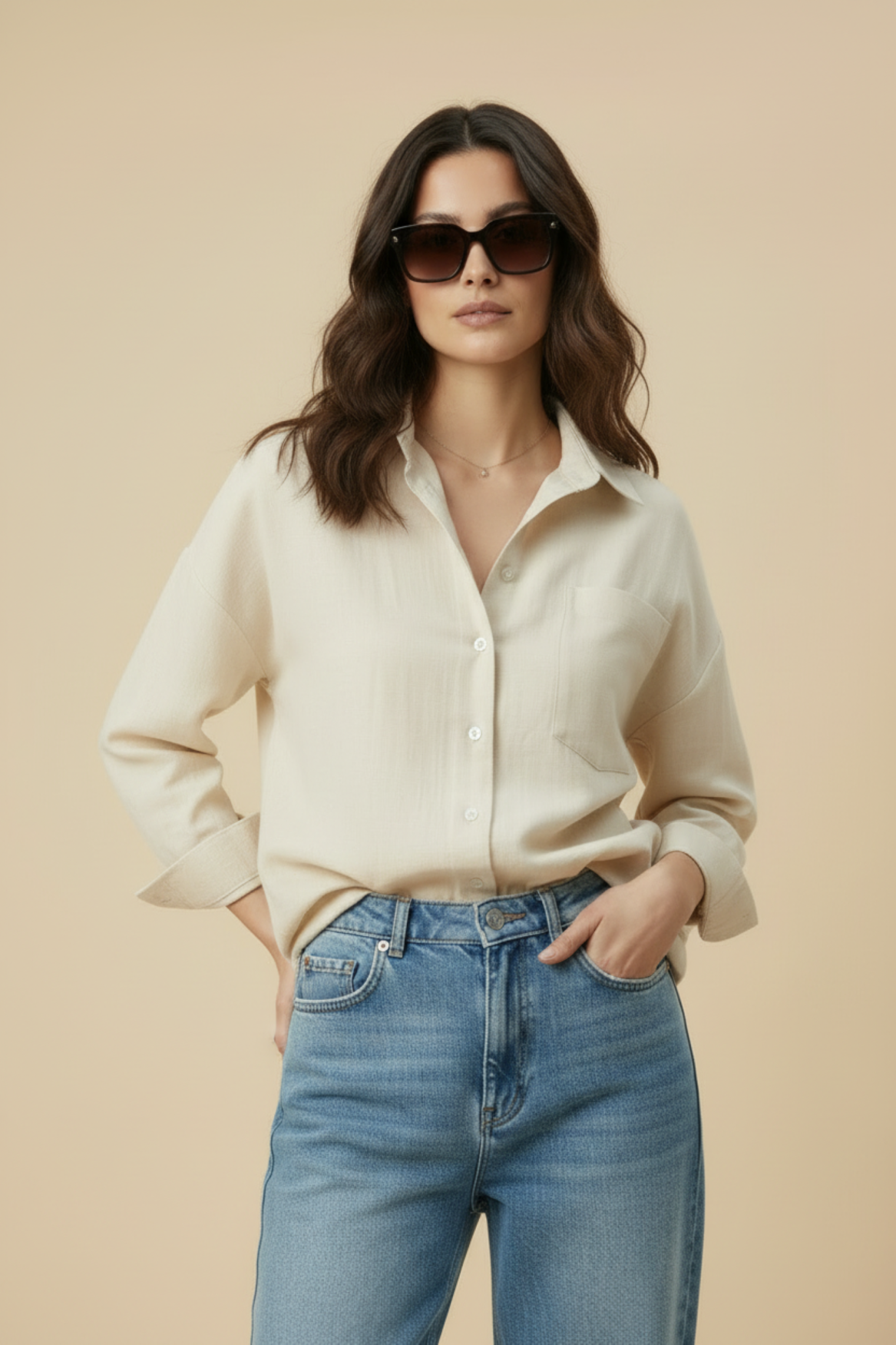 Shirt Tess sand | sand