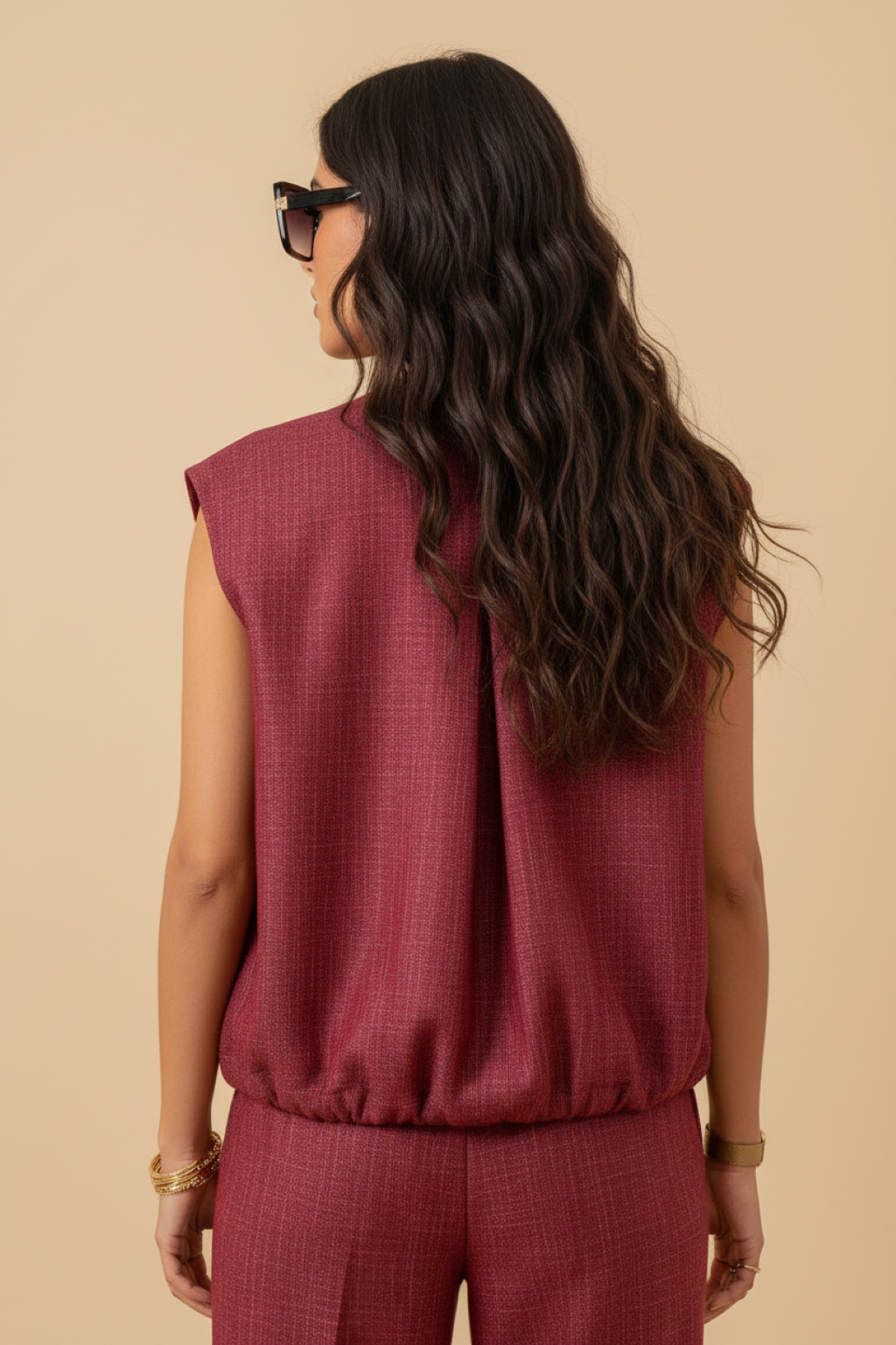 Jacket Jade dark red | dark red