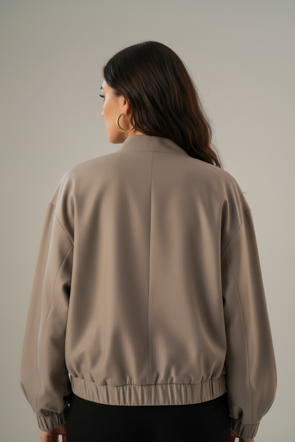 Jacket Sienna mastice | beige striped