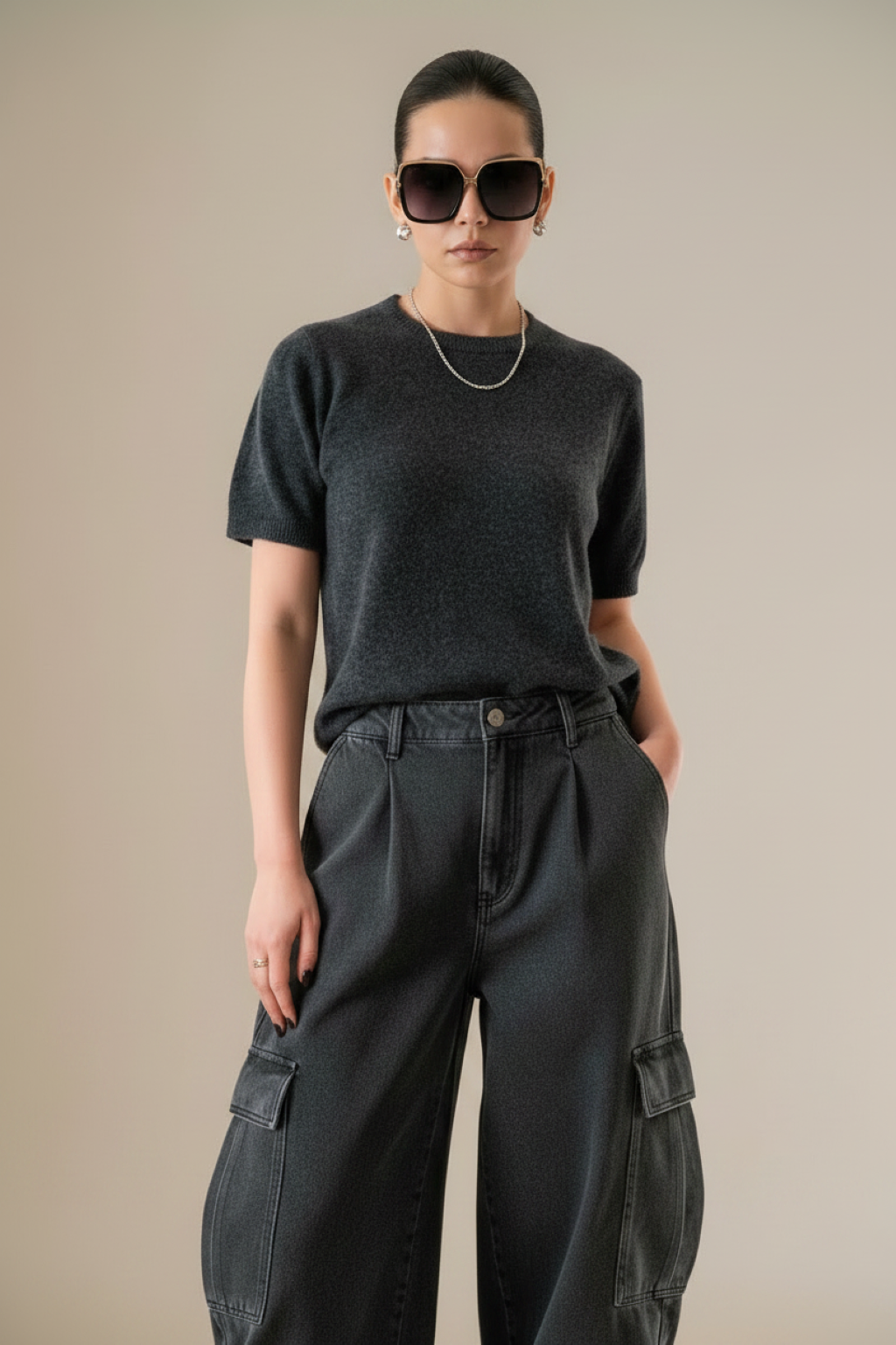 Sweater Nina stone grey | stone grey