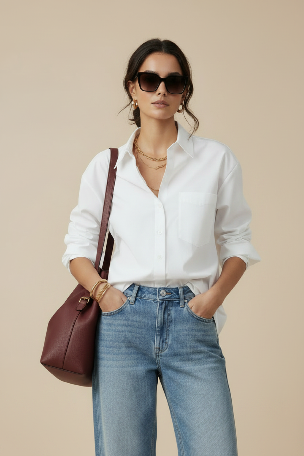 Shirt Tess white | white