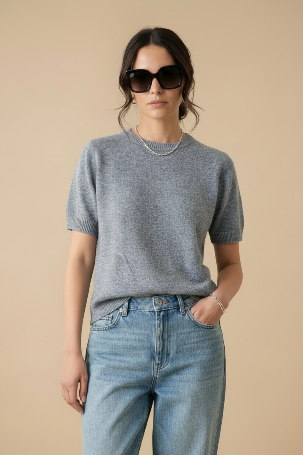 Sweater Nina light grey | grey