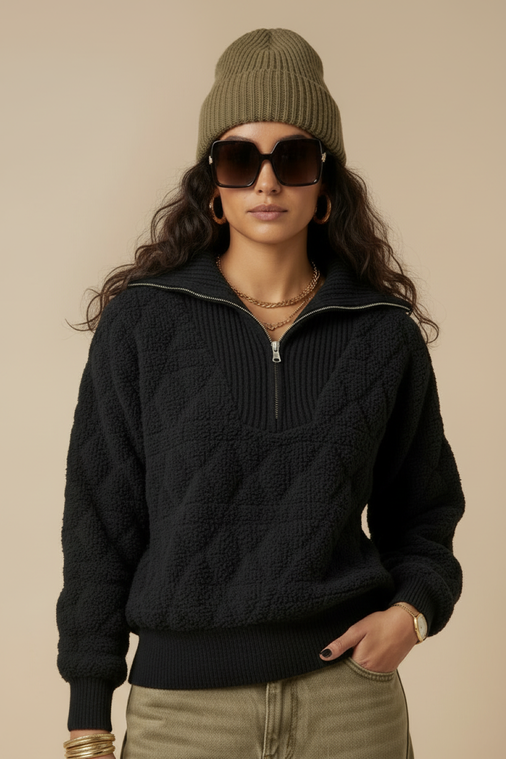 Sweater Bobbi black | black