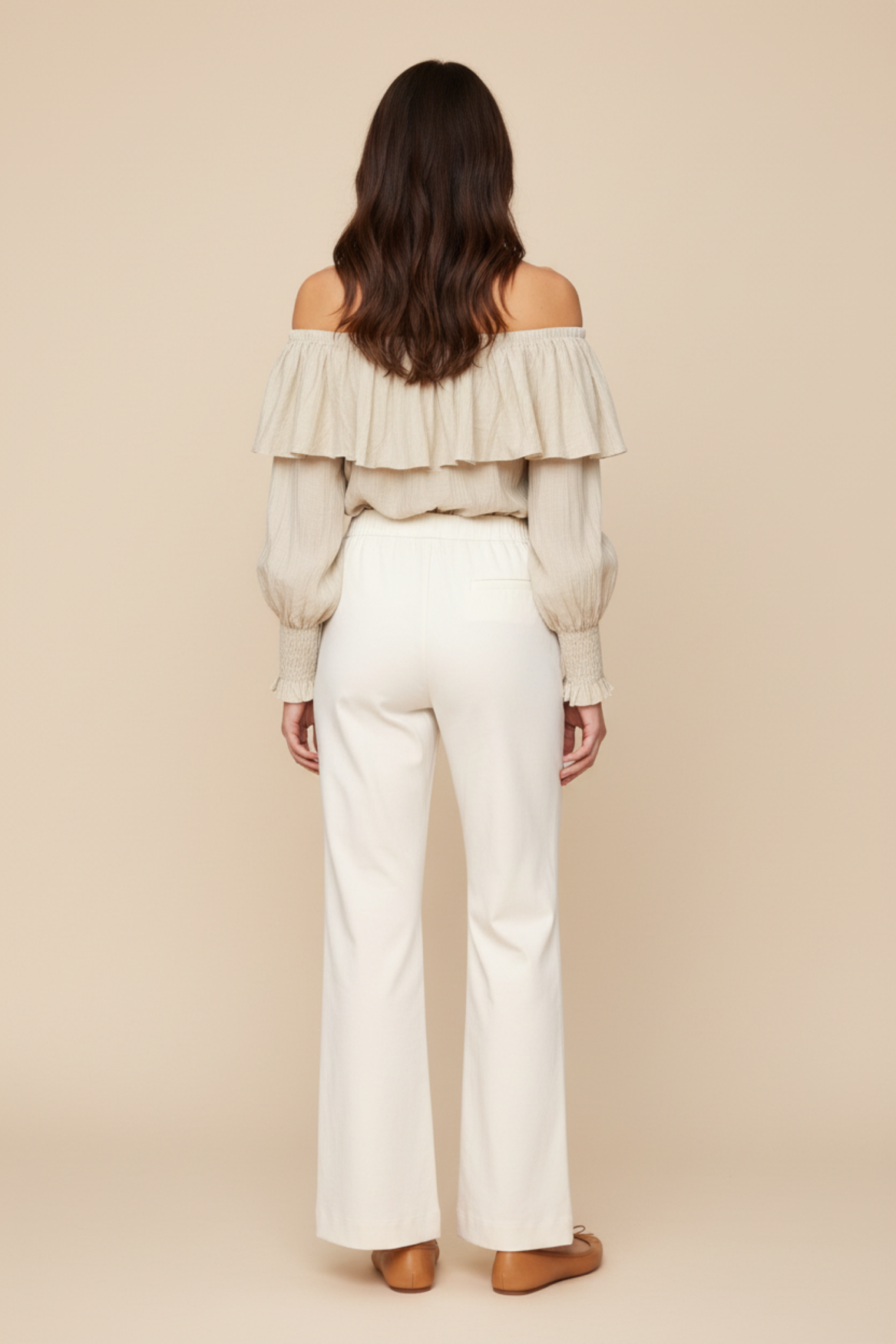 Noemie shirt sand | sand