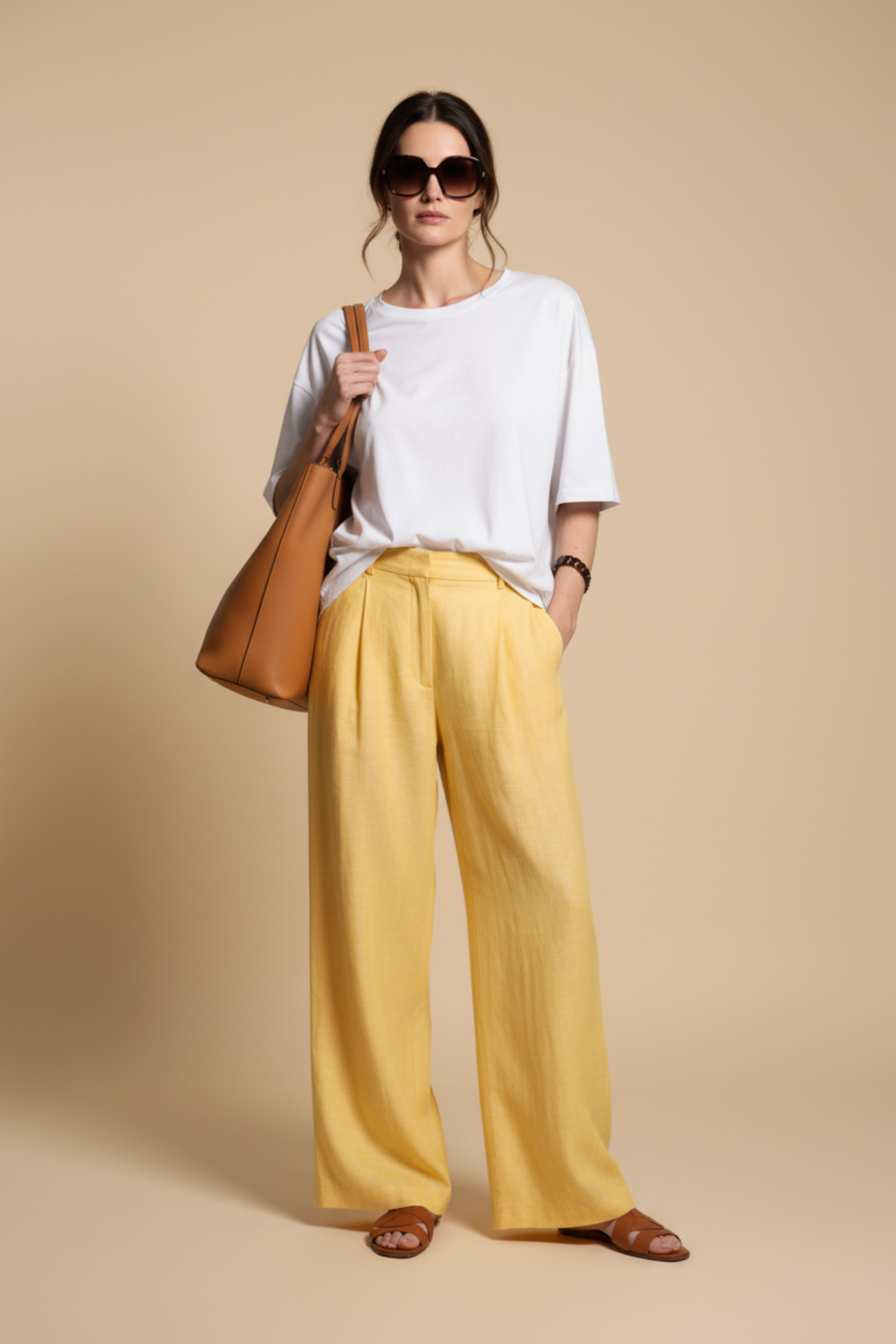 Pants Philine lemon | yellow