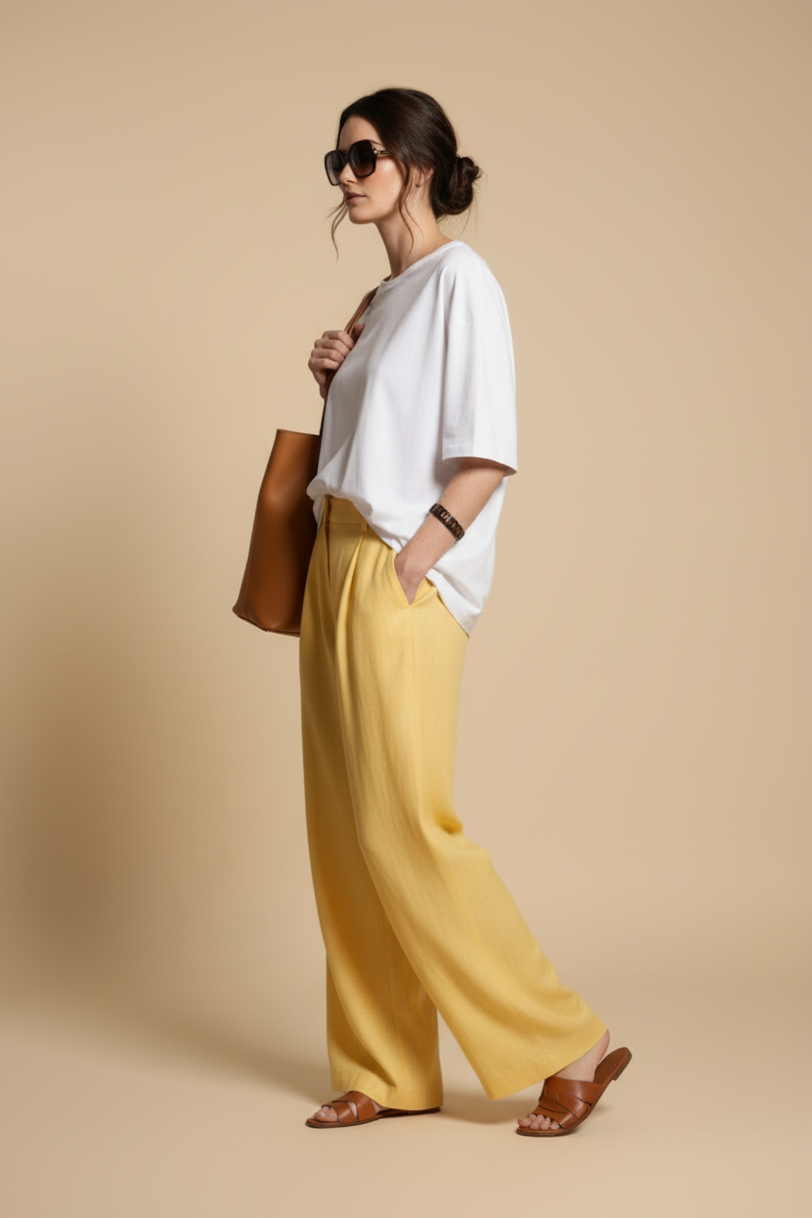 Pants Philine lemon | yellow