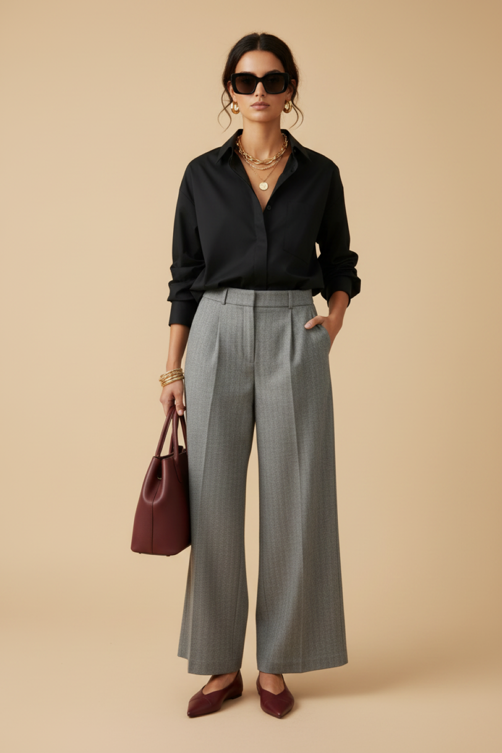 Pants Joy stone grey | stone grey