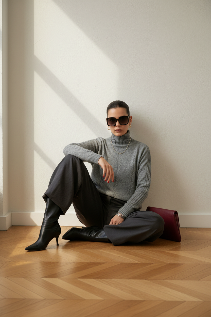 Sweater Gabriella light grey | grey