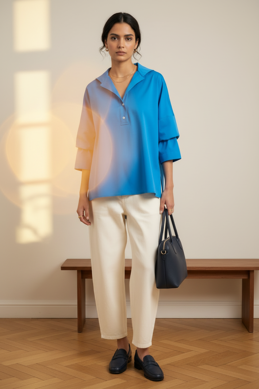 Shirt Lucy azure | aqua