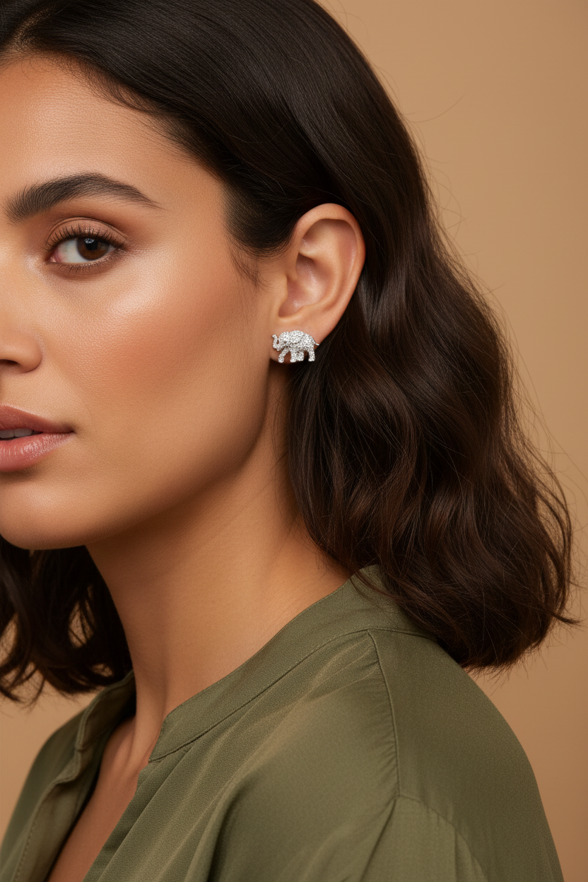 Earrings Elephant