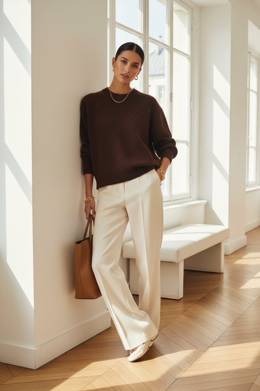 Sweater Manou chocolate | chocolate