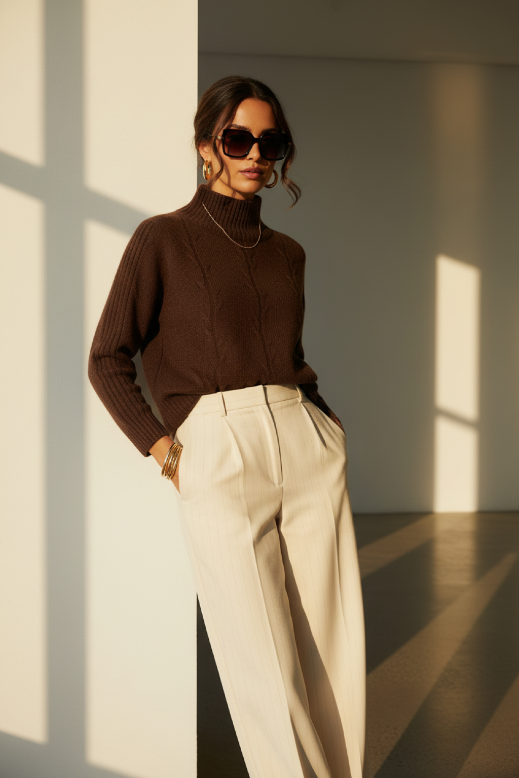 Sweater Gabriella chocolate | chocolate