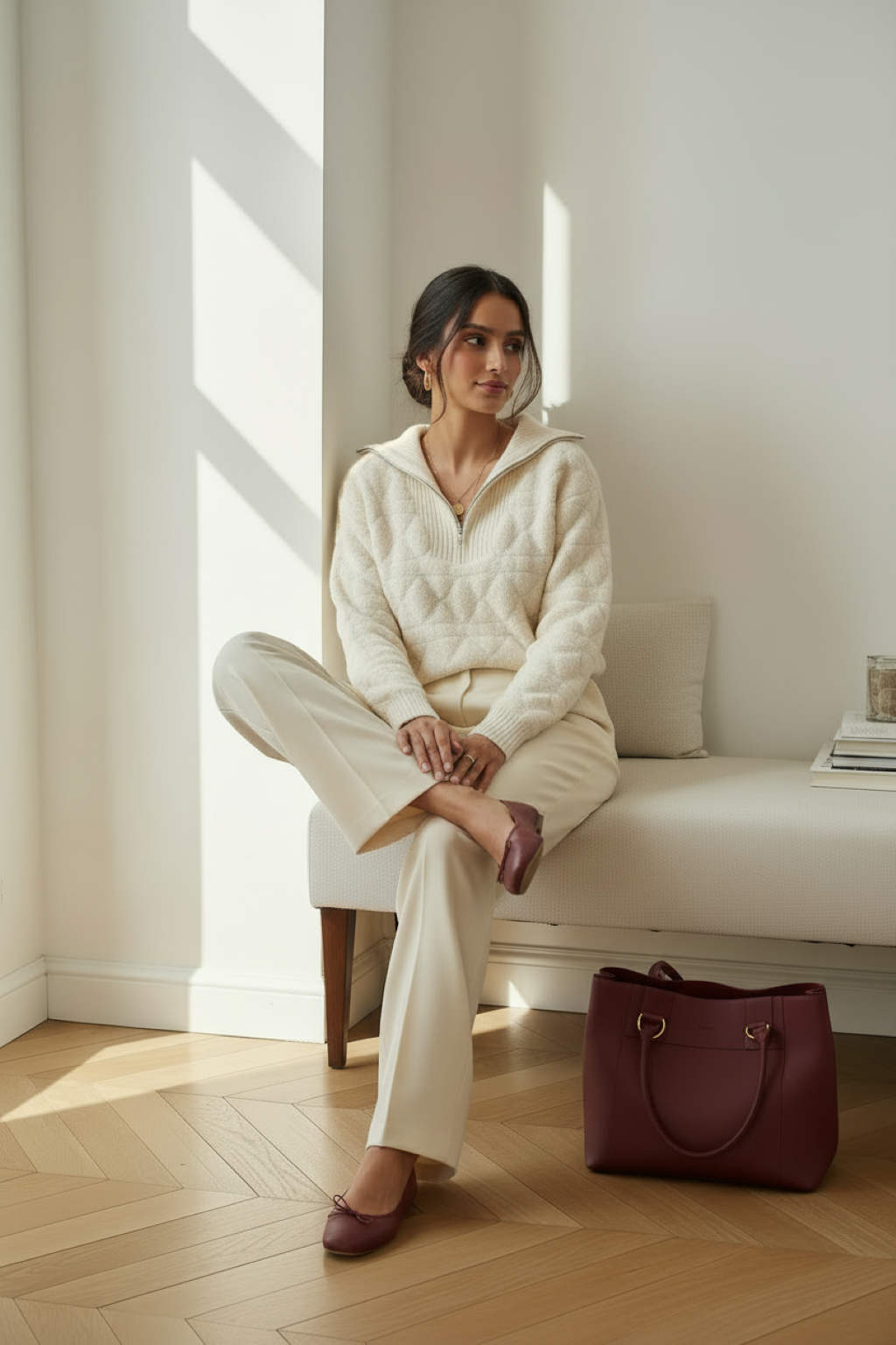 Sweater Bobbi creme | creme