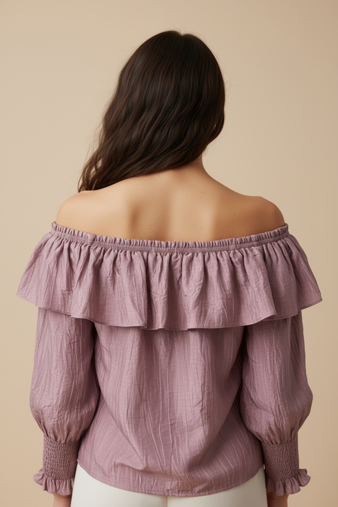 Noemie shirt mauve | mauve