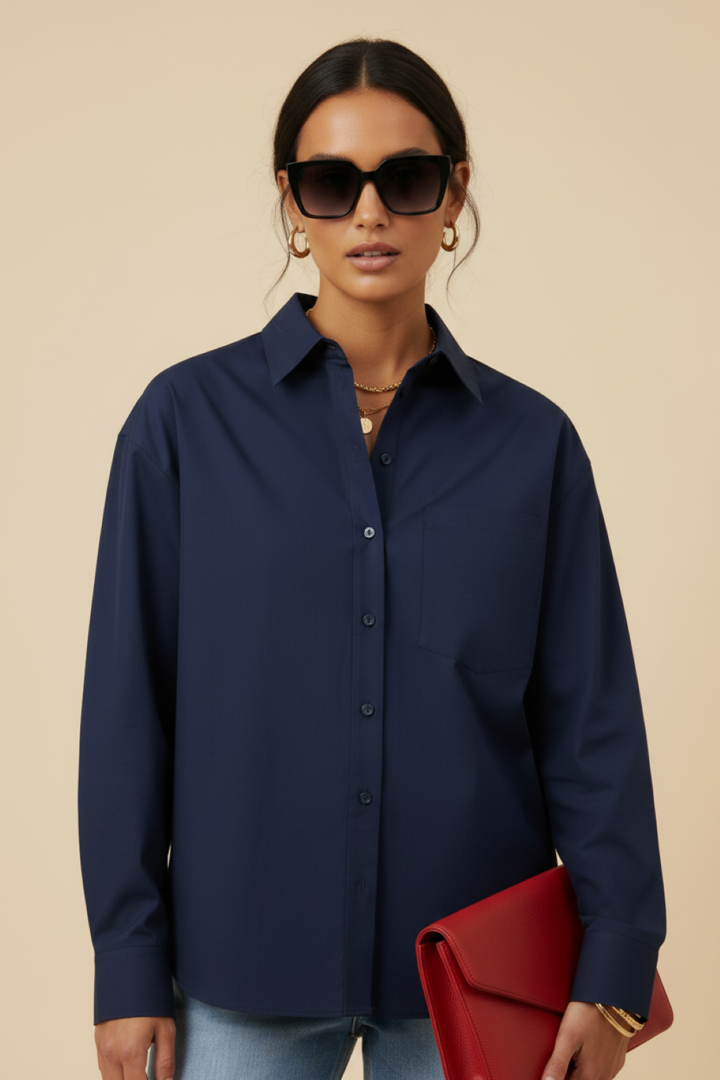 Shirt Tess dark blue | blue