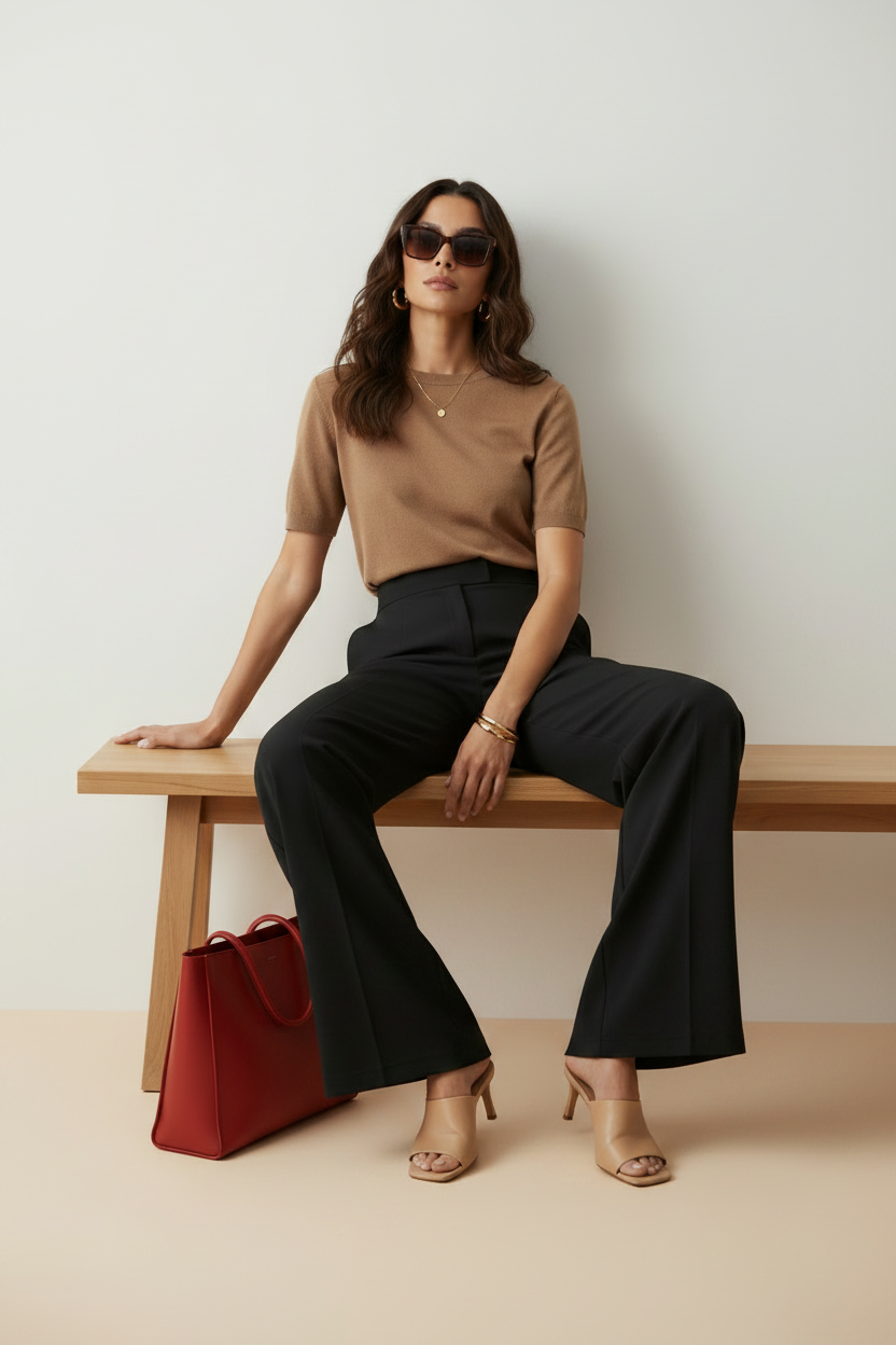 Wide Leg trousers punto milano