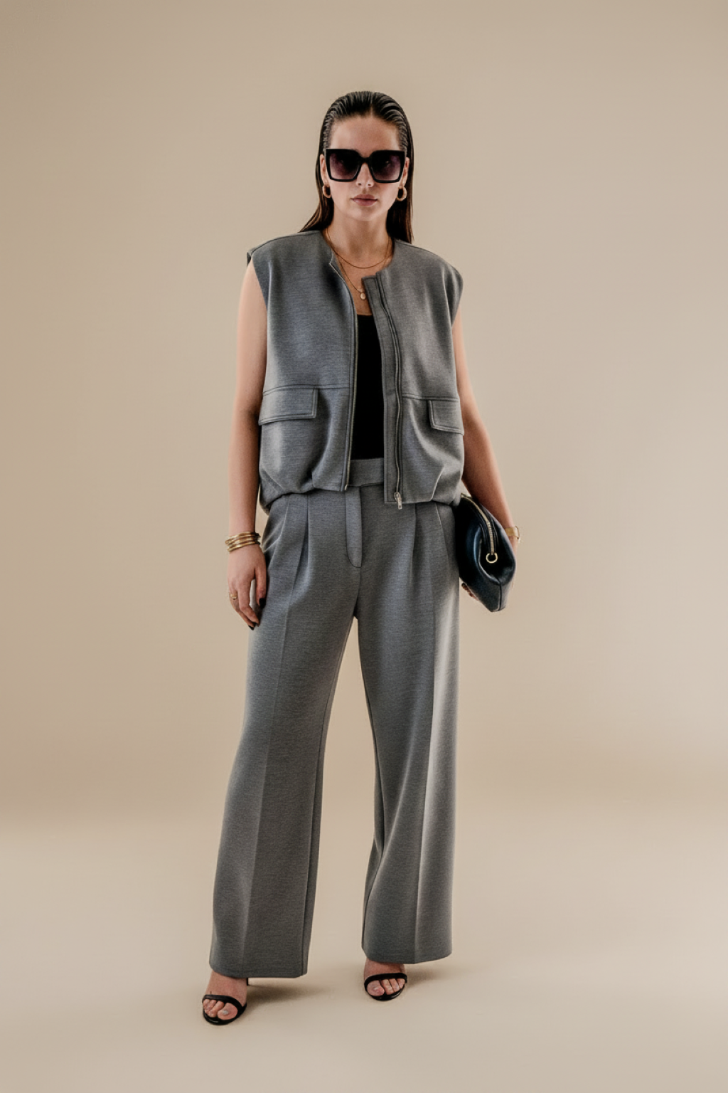 Jacket Jade grey | stone grey