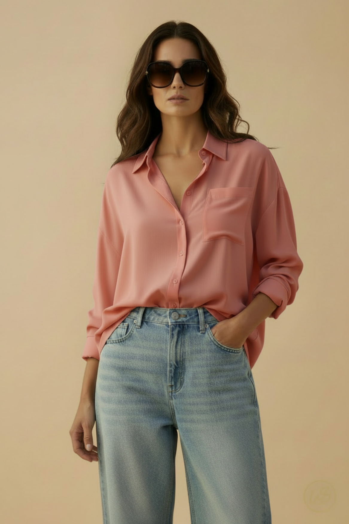 Shirt Minthe coral almond | coral almond