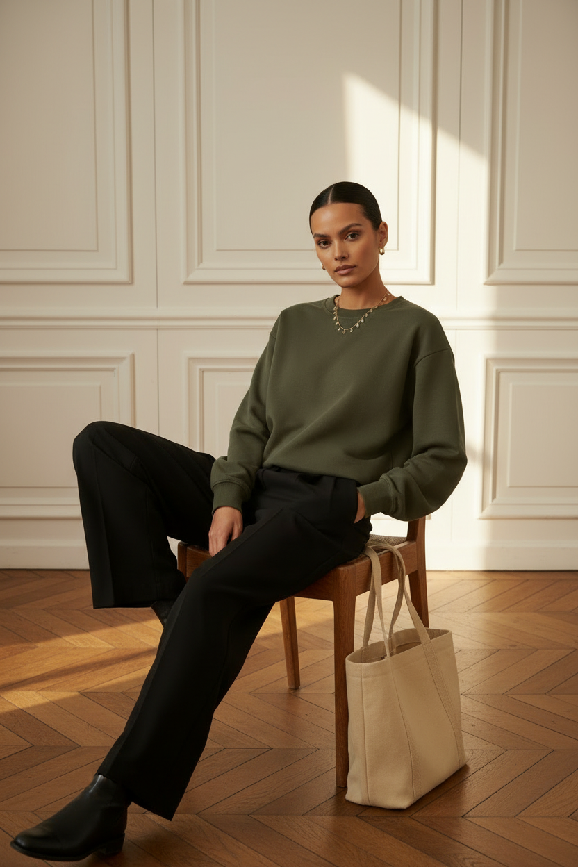 Sweater Lien Light khaki | khaki