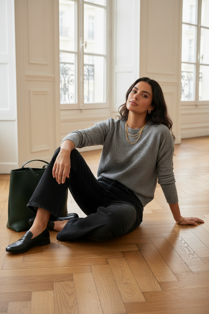 Sweater Manou light grey | light grey