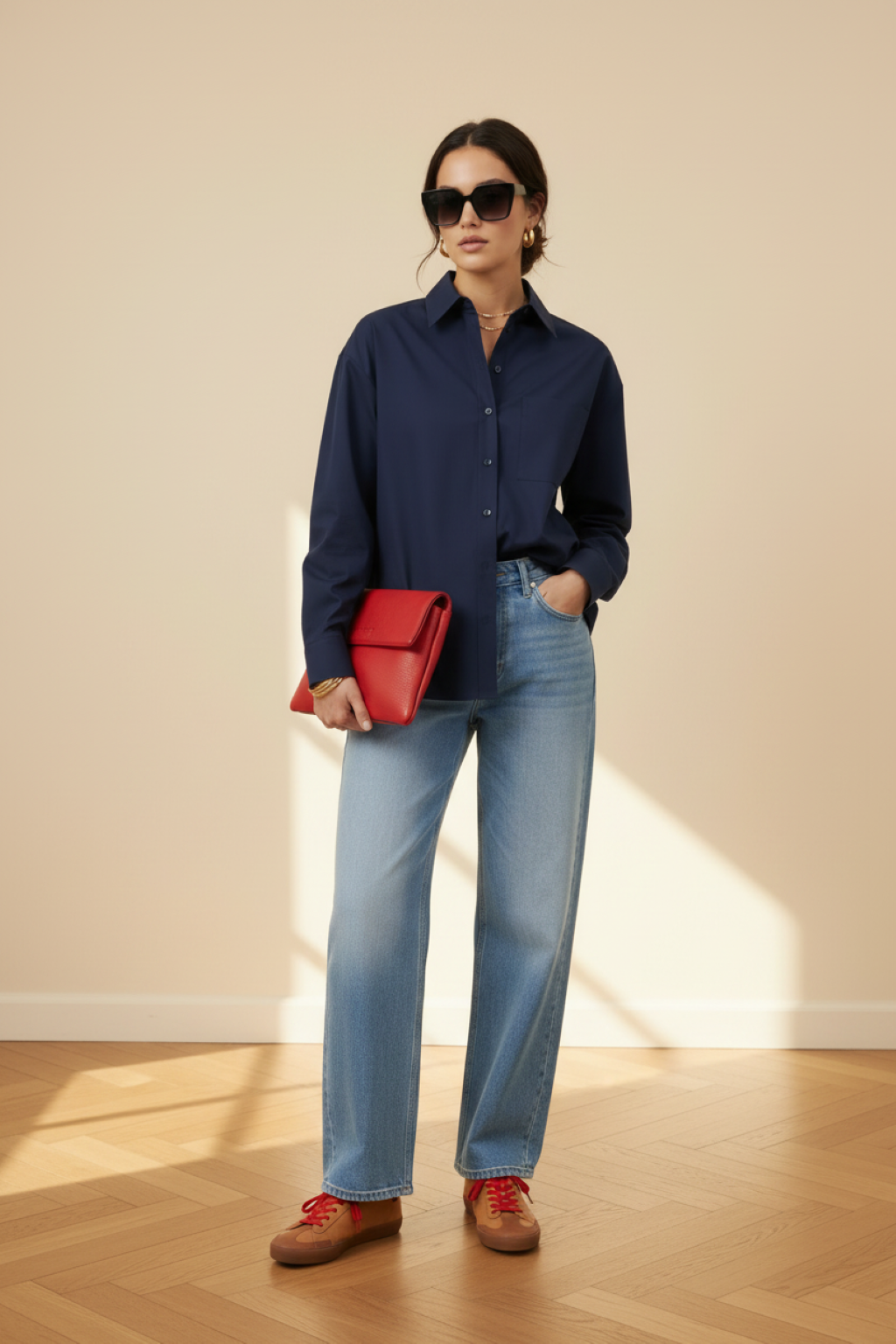Shirt Tess dark blue | blue