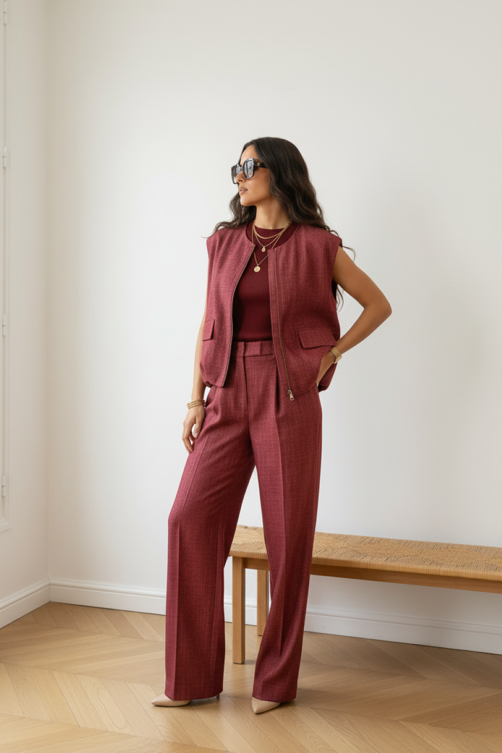 Pants Daria dark red | dark red
