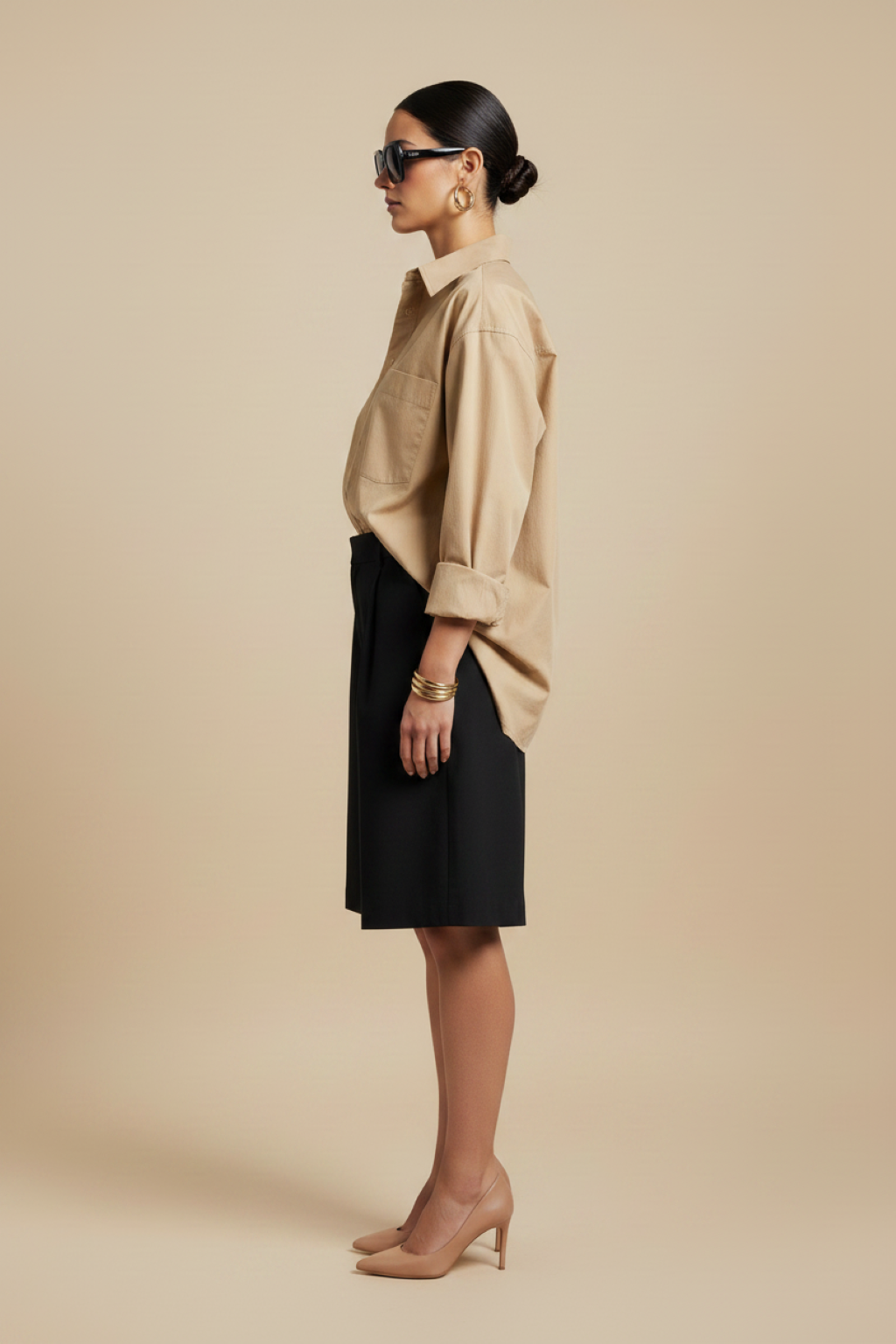 Shirt Luna latte | Latte