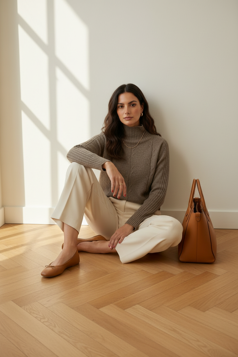 Sweater Gabriella taupe | taupe
