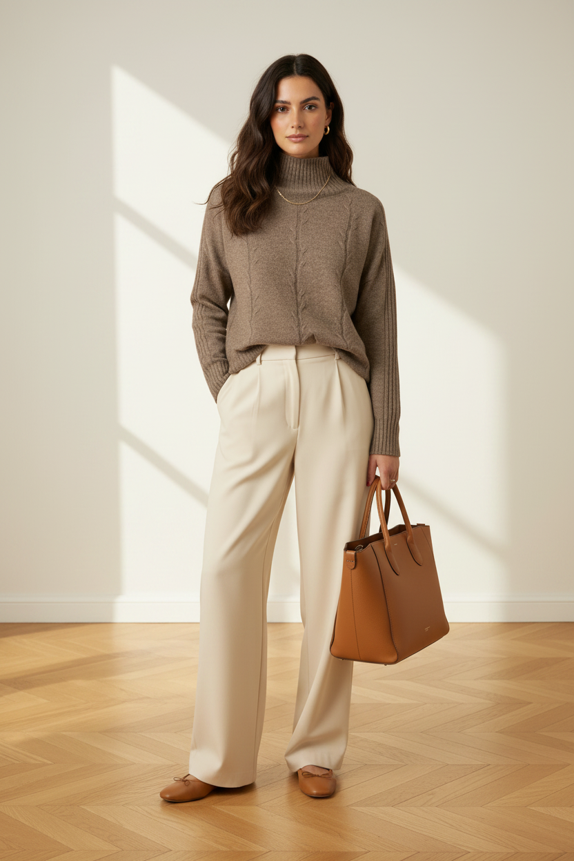 Sweater Gabriella taupe | taupe