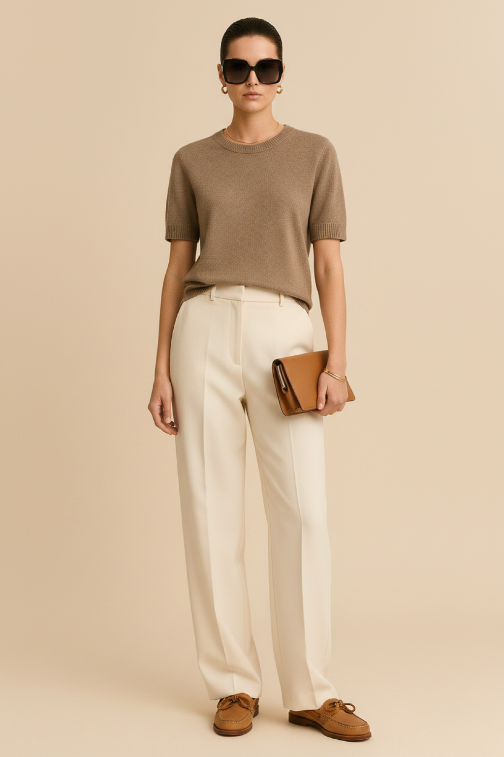 Sweater Nina taupe | taupe