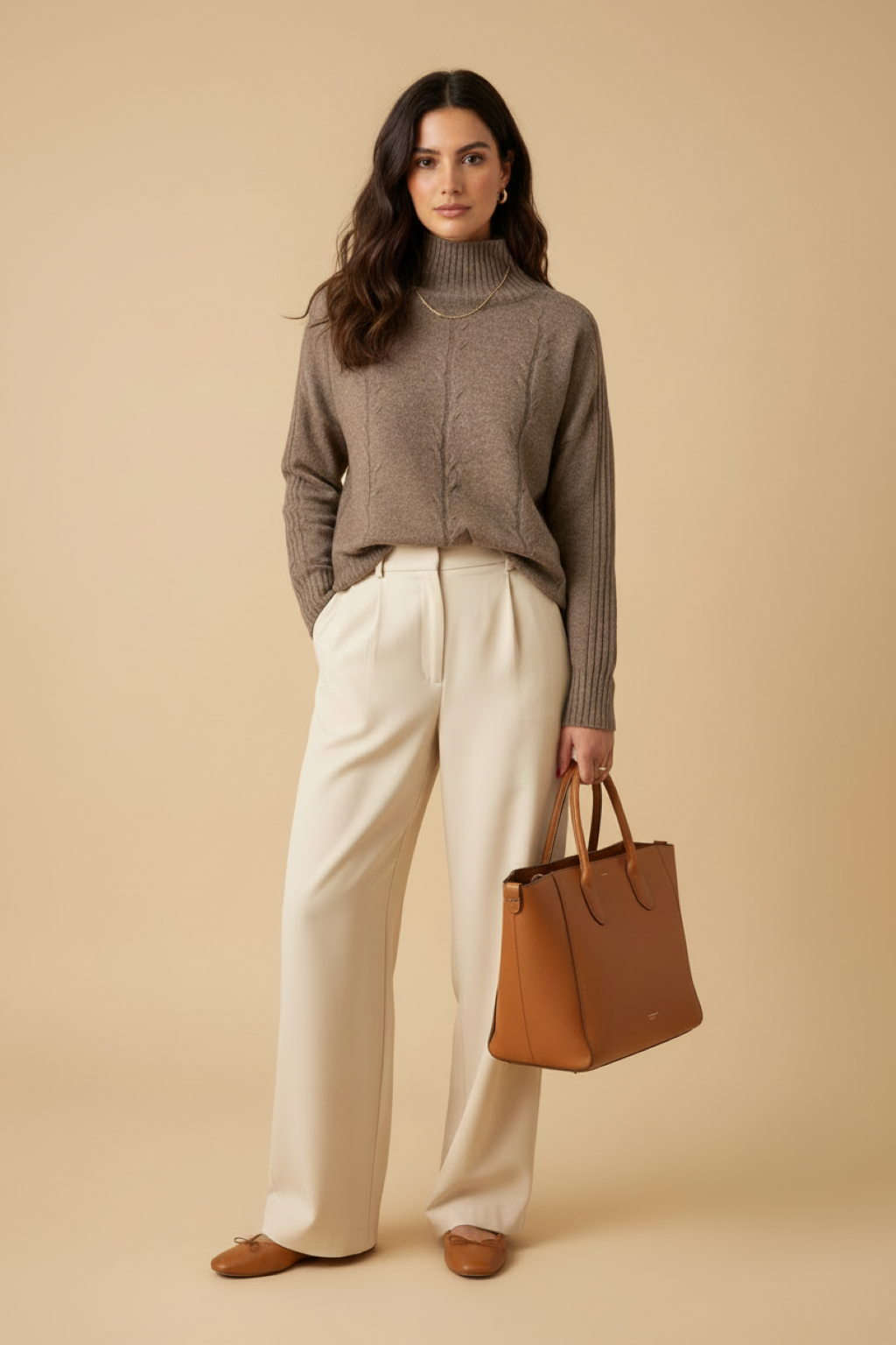Sweater Gabriella taupe | taupe