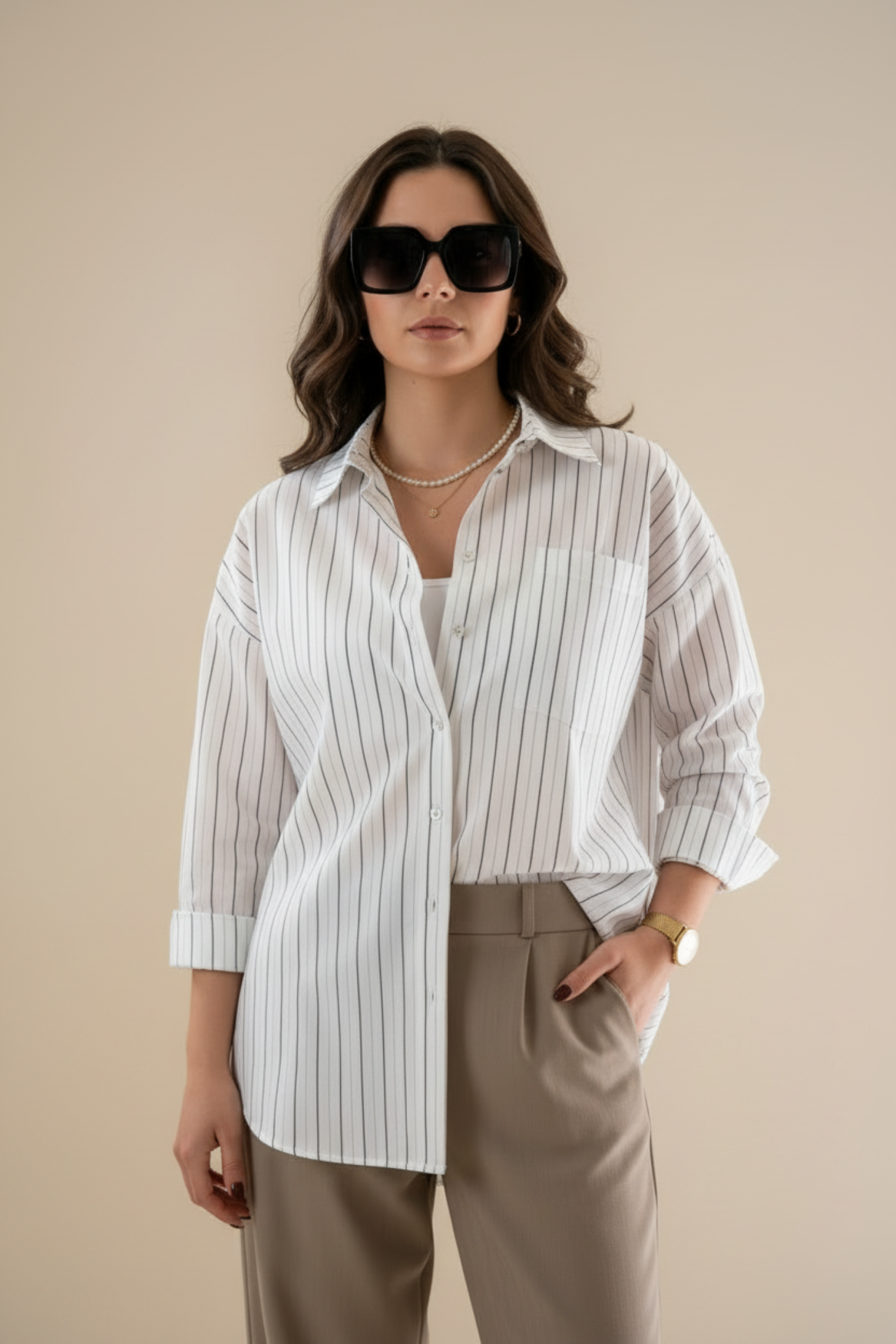Shirt Tess ecru | ecru