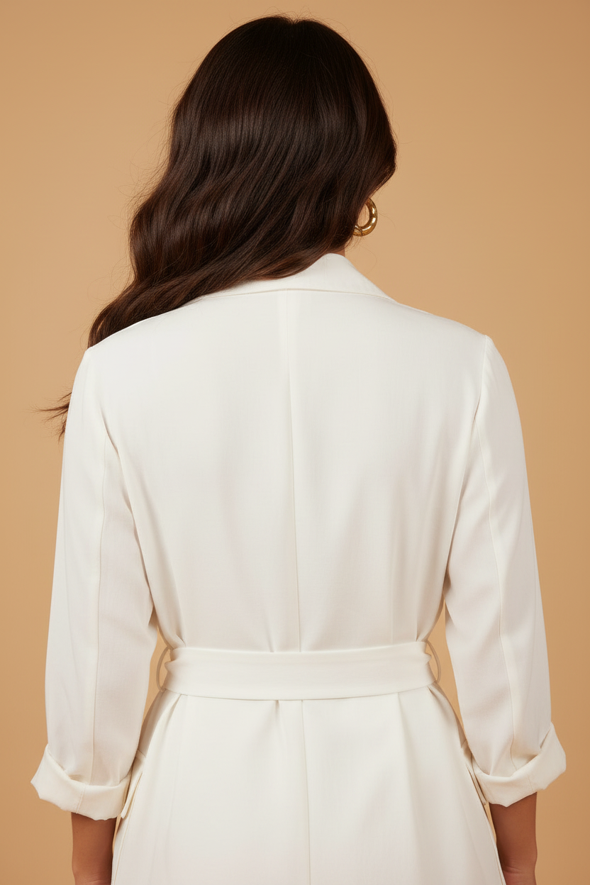 Luna  jacket  white | ecru
