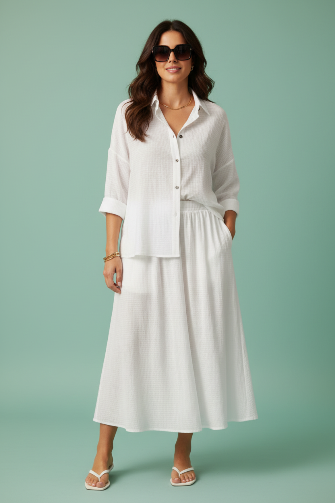 Skirt Amber White | white