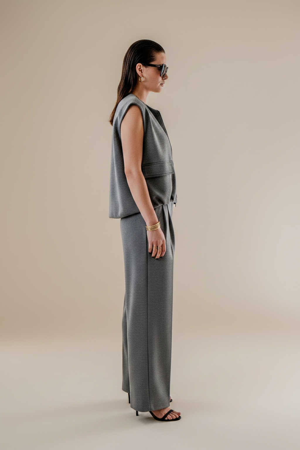 Jacket Jade grey | stone grey